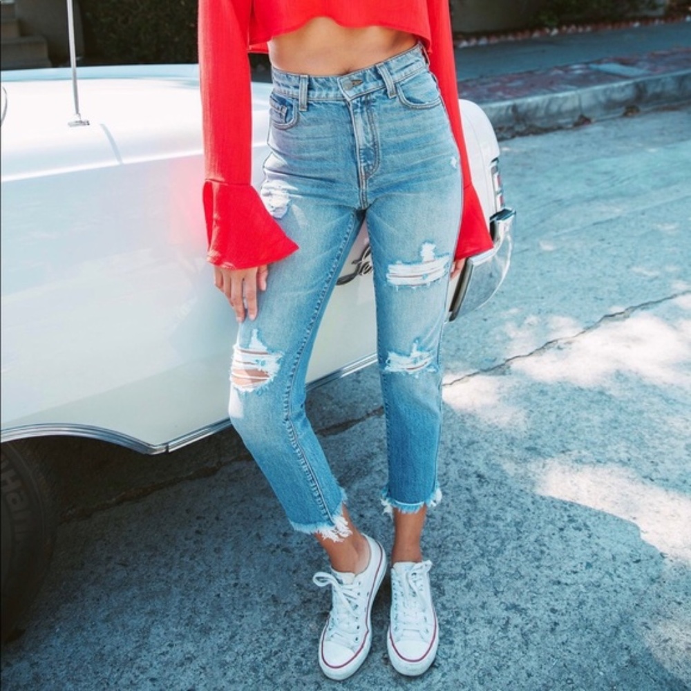 REVICE Denim Ripped Distressed Jeans